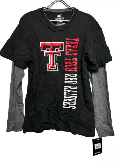 Colosseum Youth Texas Tech Red Raiders Double Layer Long-Sleeve T-Shirt XL (20)