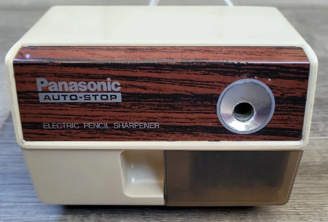 Vintage Panasonic KP-110 Auto Stop Electric Pencil Sharpener Excellent Condition