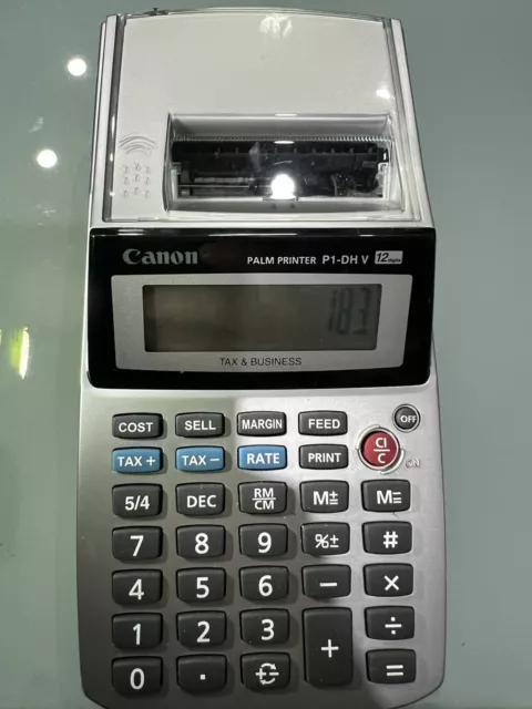 Canon P1-DHV Printing Calculator