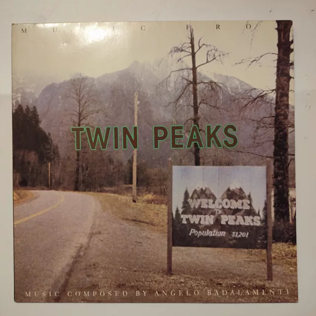 Twin Peaks / Banda Sonora Original - Warner Bros - Año 1990 - Disco LP de Vinilo
