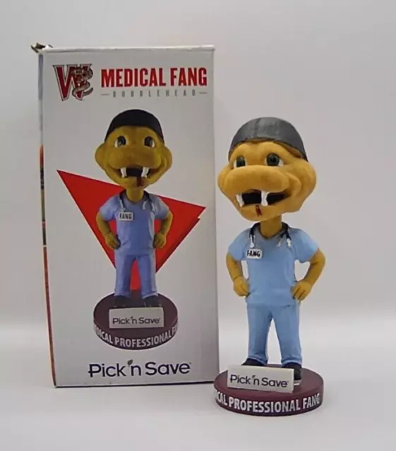 2020-2021 Wisconsin Timber Rattlers SGA bobblehead Fang- NIB- Milwaukee Brewers