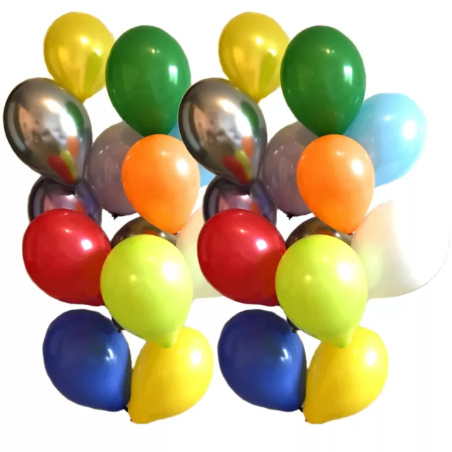 50x Globos Globo Cumpleaños Bio Globo Helio Ø 30-40cm