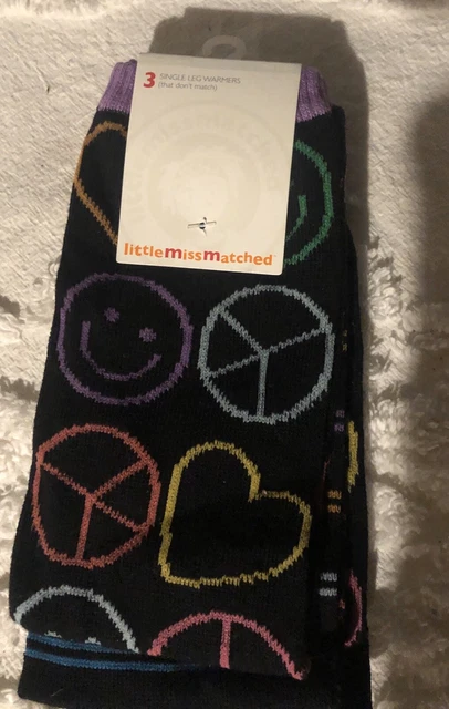 Little Mismatch 3 Single Leg Warmers New Girls