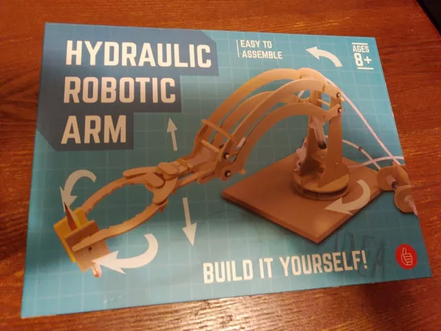 ThumbsUp! DIY Children's Hydraulic Robotic Arm Kit - Real Hydraulic Movement