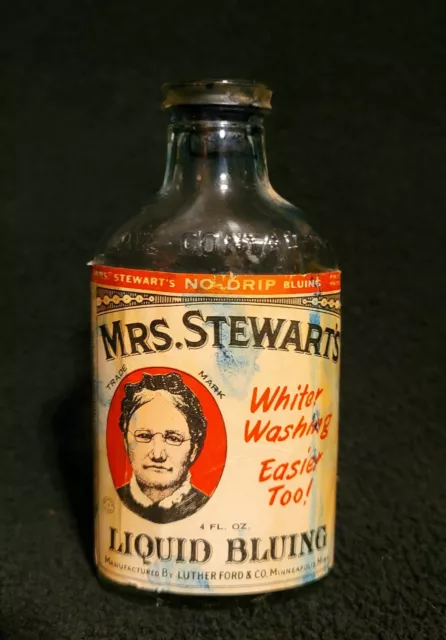 Pack of 2 Bottles - Mrs. Stewart's Concentrated Liquid Bluing - 8 oz ea
