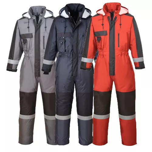 Portwest Winter Coverall Overall Cold Protection Work Wear Waterproof S585
