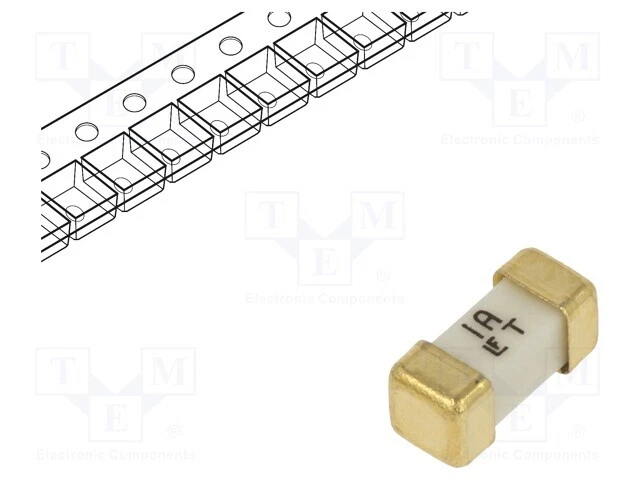 SMD Sécurité : Schmelz 125VAC Céramique 125VDC 125V Fusible 1A