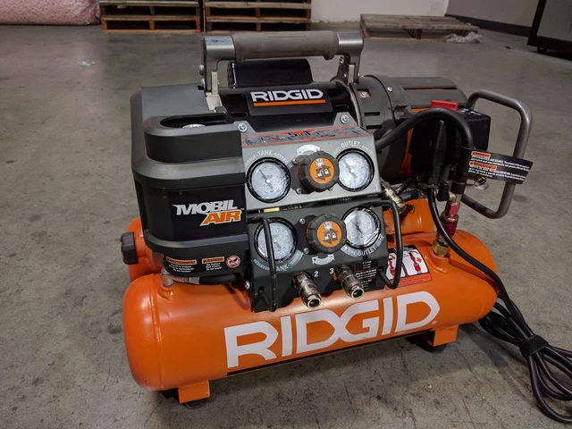 Ridgid tri stack air compressor discount