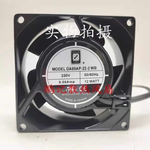 ORION FANS OA80AP-22-1 WB AC230V 8038 AC Cooling Fan