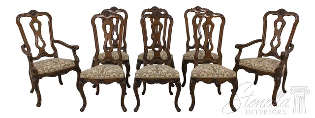 L58651EC: Set of 8 French Louis XV Style Dining Room Chairs L58651EC: Set of 8 French Louis XV Style Dining Room Chairs
