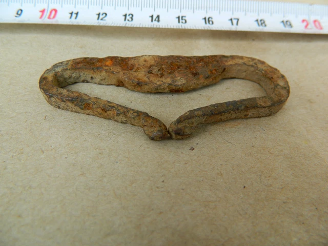 Antique 19th  Fire Striker  Hand Forged  Iron Primitive Bushcraft Tool 3