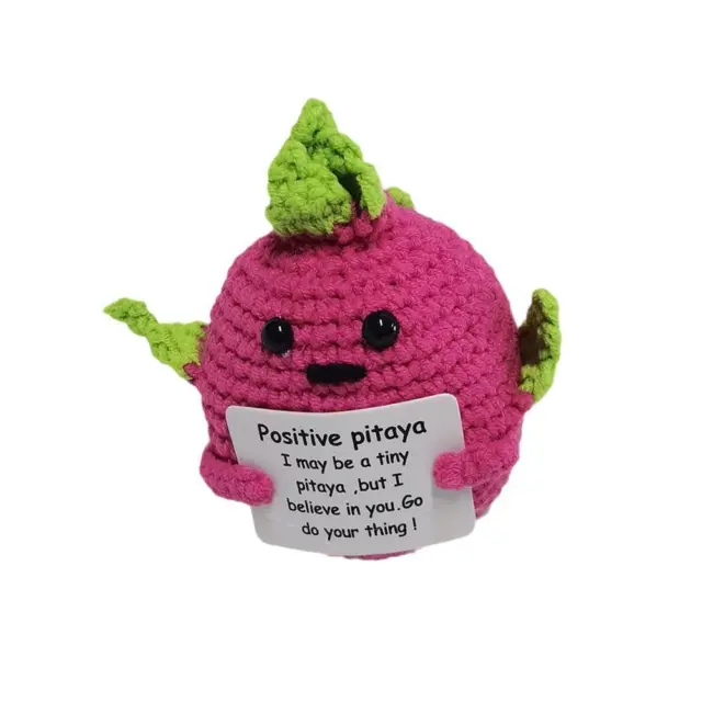 FUNNY POSITIVE POTATO Knitted Inspired Toy Tiny Doll Desk Gift Christmas  Y8C2 $13.26 - PicClick AU