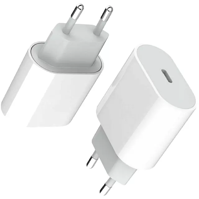 Caricabatterie Tipo C Alimentatore Ricarica Rapida 20W Fast Charge Apple Samsung