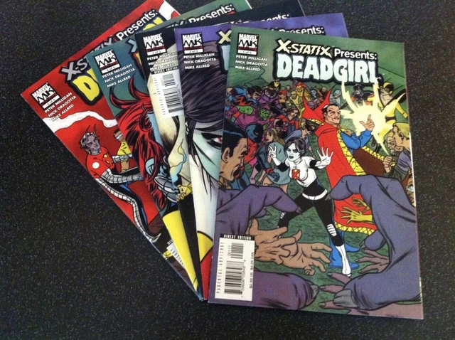 Marvel X-Statix Presents Deadgirl 1-5 Milligan, Dragotta & Allred