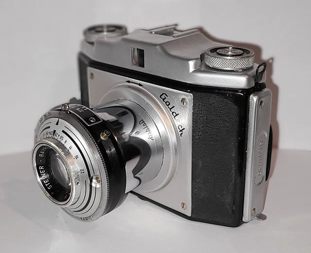 Vintage Goldammer Goldeck 6X6 Camera in original case and with original manual