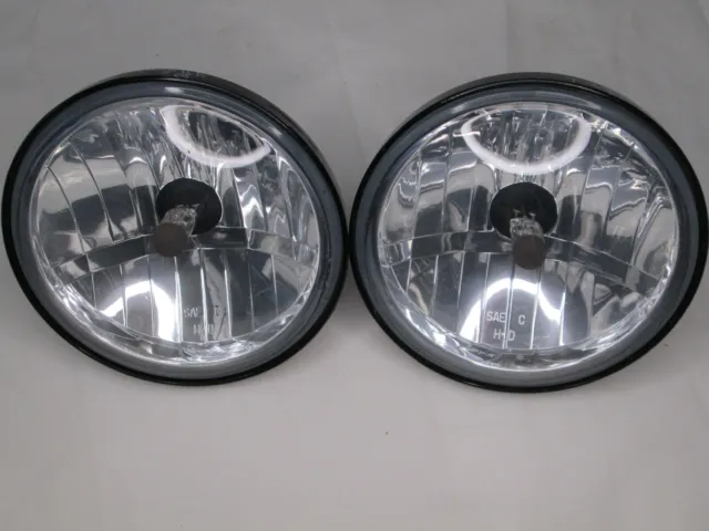 HARLEY 05-up OEM 4.5" Halogen Passing auxiliary Lights SpotLamps H-D 68414-05