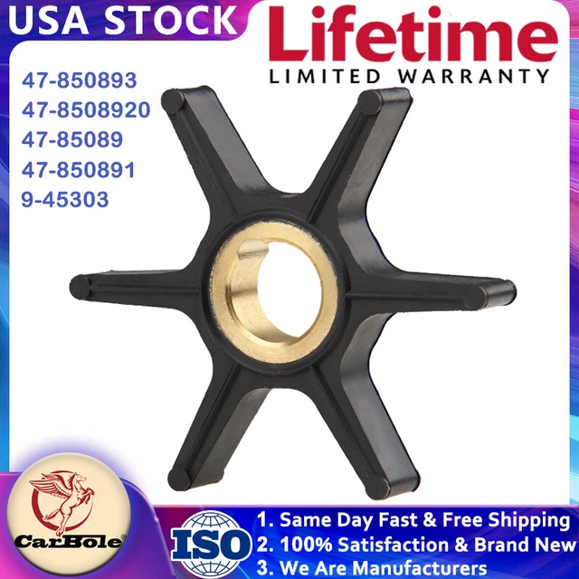 NEW OUTBOARD WATER Pump Impeller 47850891 For Mercury Marine 20 25 30