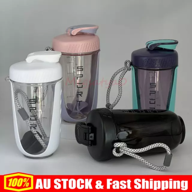 Portable Sport Shaker Protein Powder Bottle Drink Gym Mixer blender Leakproof