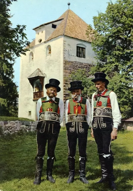 Castelrotto ( Tirolo Atesino ) " Costume folkloristico festivo maschile " 1982