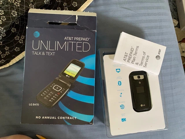 AT&T, prepaid, unlimited talk and text no annual contract