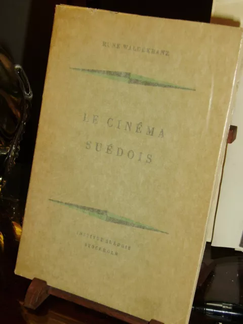 Le cinéma suédois | Waldekranz Rune  edit.institut suédois 1953 photographies