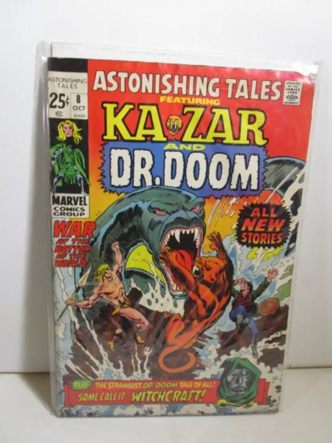 Astonishing Tales #8 1973, Marvel Ka-Zar Dr. Doom