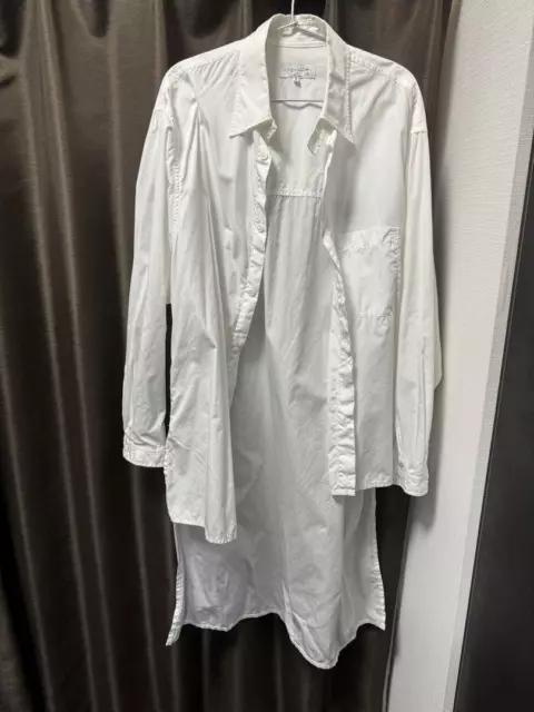 Yohji Yamamoto Long Shirt White