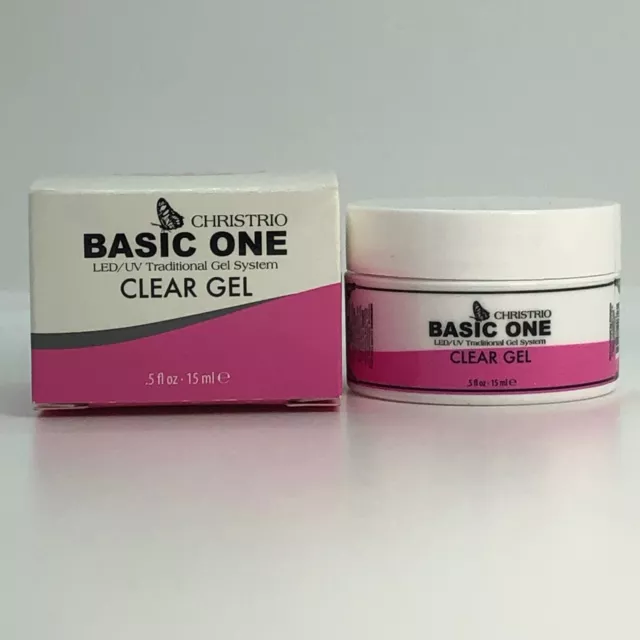 Christrio Basic One - Clear Gel (.5 fl oz - 2 fl oz) "MANICUREPEDICURE.COM"