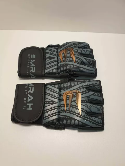 EMRAH E3.0 MMA Gloves Matte Pro Grip Blue  Men Women 2