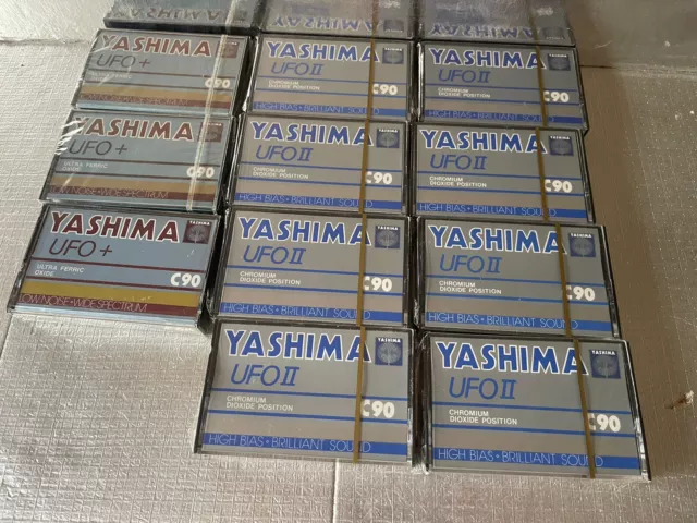 Yashima UFO C90 Blank Cassette Tape NEW SEALED X11 Rare