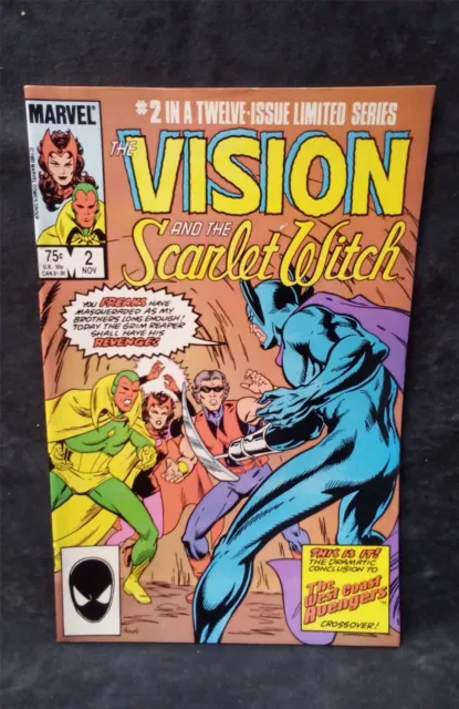 The Vision and the Scarlet Witch #2 Direct Edition 1985 marvel Comic Book