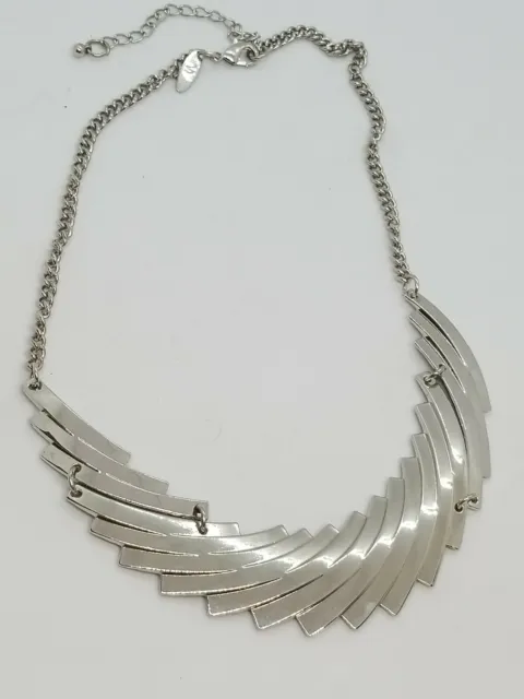 New York & Co Silver Tone Necklace 16"