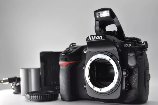 Nikon D300 12.3MP Digital SLR Camera Black Body【NEAR MINT SC 31%】#727