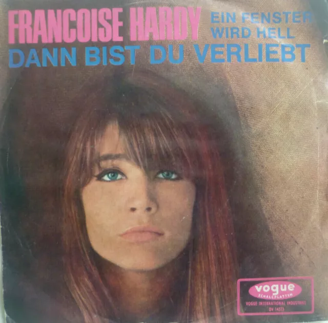 7" 1966 RARE IN VG++ ++ ! FRANCOISE HARDY : Dann bist Du verliebt