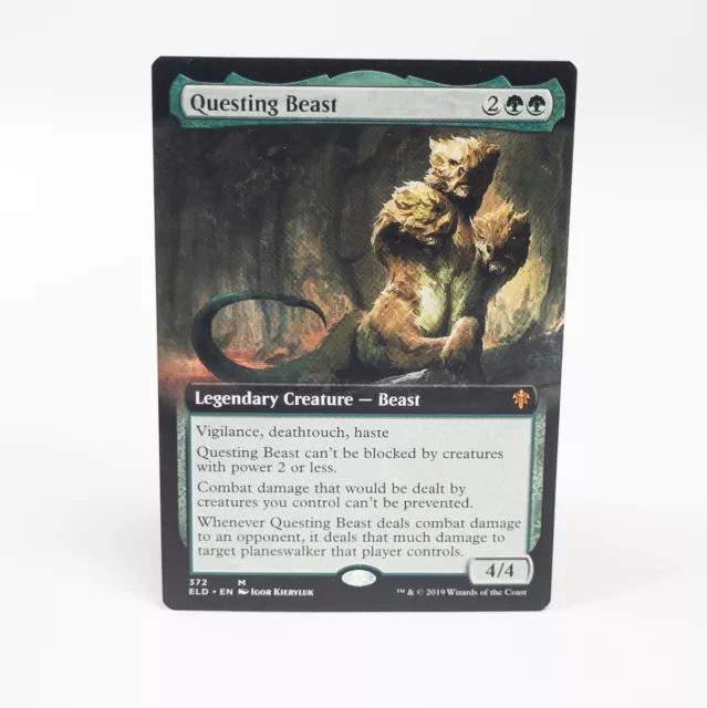 Questing Beast 1x FOIL ELD MTG Throne of Eldraine Mythic MINT green