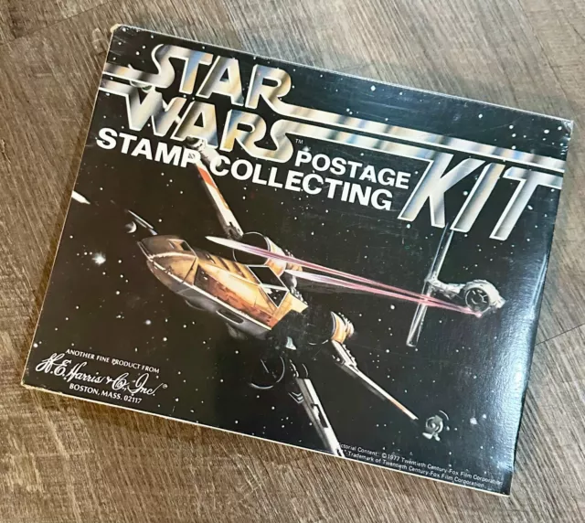 Star Wars Postage Stamp Collecting Kit - Original 1977 FACTORY SEALED - NEW