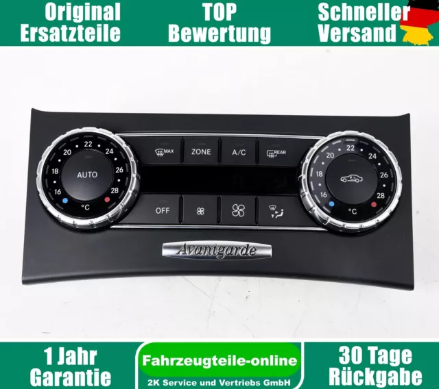 Mercedes C-Klasse W204 A2049006608 Klimabedienteil Heizungsregler Avantgarde