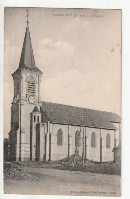 ARRACOURT - Meurthe et Moselle - CPA 54 - l' église