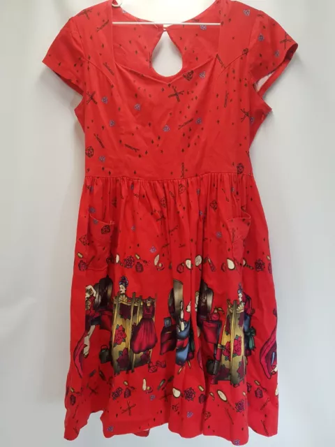 Dancing Days Retro Dress By Banned. Size L