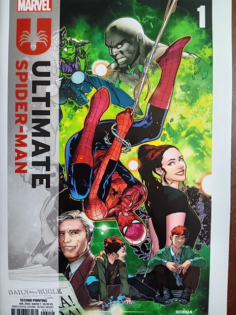 ULTIMATE SPIDER-MAN #1 bande dessinée Marvel (2024) 2ème imprimé ...