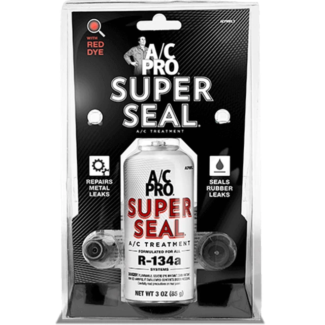 AIR CON SEALER Stop Leak & With Leak Detector Seals Stp Super Seal