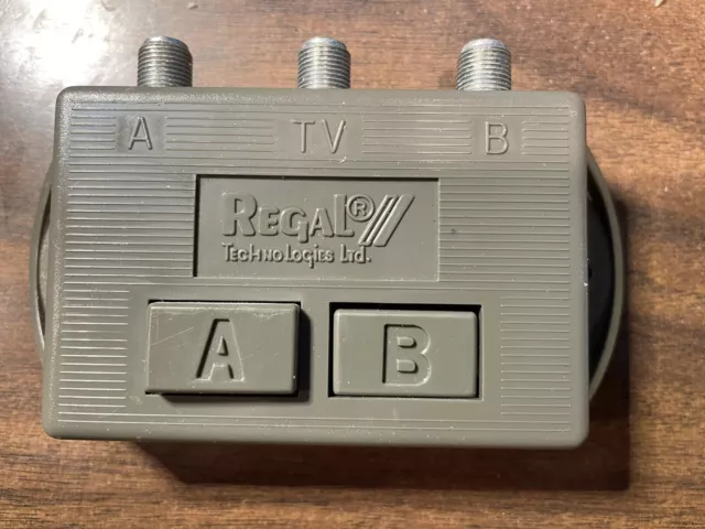 Regal Technologies Ltd - A/B TV Coaxial Switch - Antenna, Cable, Video Games