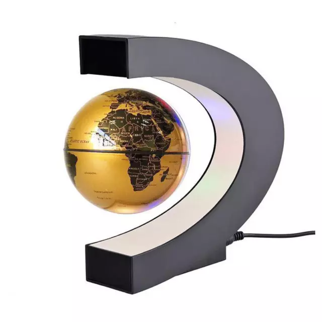 Floating Magnetic LED World Map Levitation Globe Lamp Ball Light Decoration EPIC