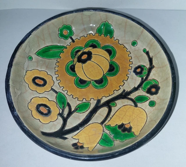 Cendrier Art Déco Émaux De Longwy