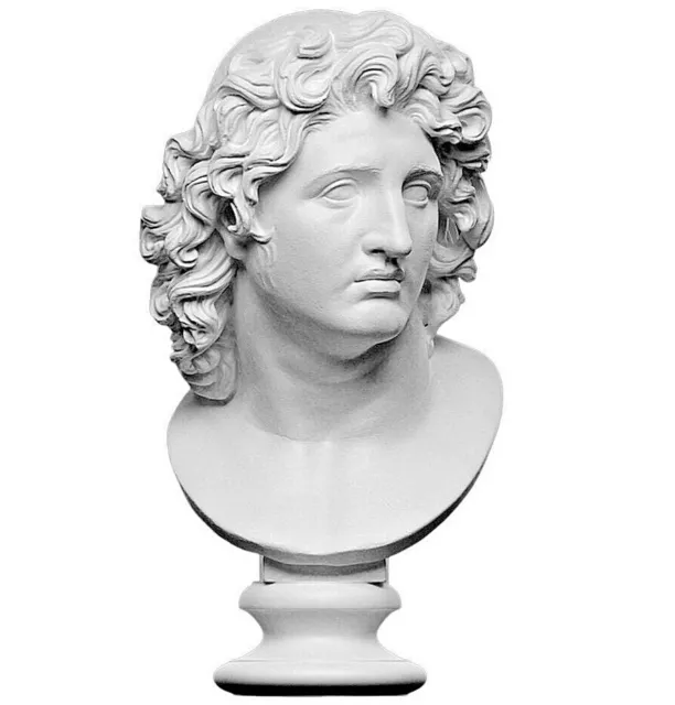 Alexander the Great as Helios Bust Statue Sculpture Museum Copy