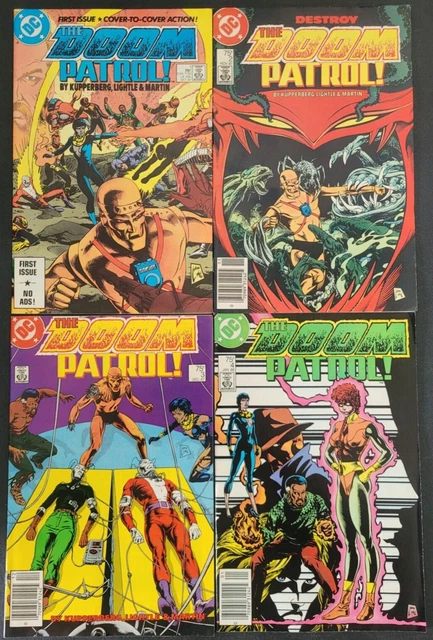 The Doom Patrol #1-7, 9 & 12 (1987) 1St Appearance Lodestone! Lightle! Larsen!