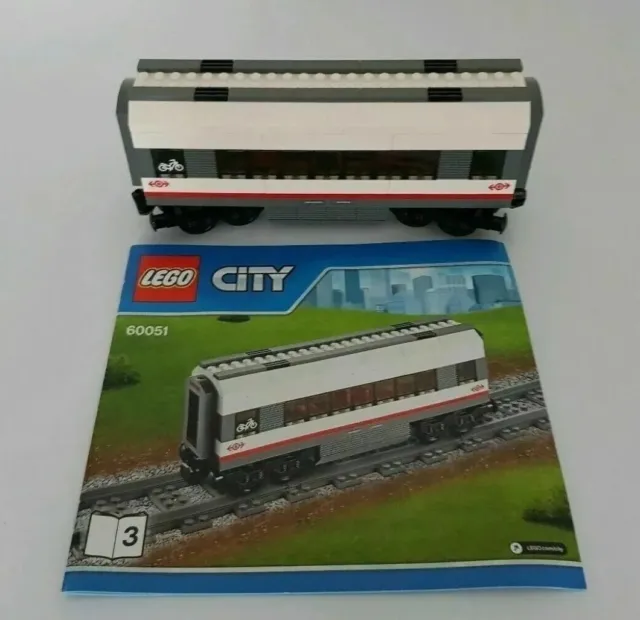 Lego Train 60051 middle carriage 7938 7939 60337 60050 60197 60198 60052  #2