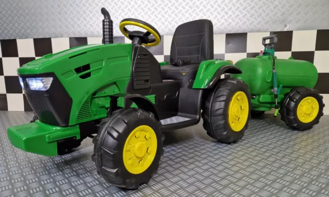 12-Volt Children's Tractor with Water Tank