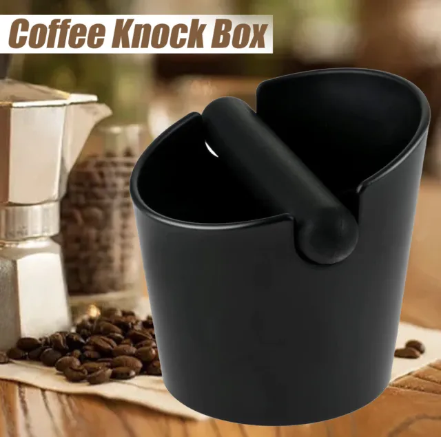 Coffee Knock Box Espresso Bin Bucket Container Coffee Grinds Container Knock Bar