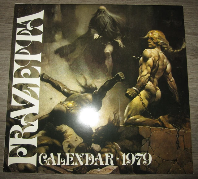 The Frank Frazetta Calendar 1979, in original mailing box!
